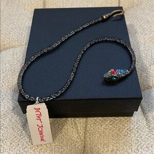 Betsy Johnson Snake Necklace